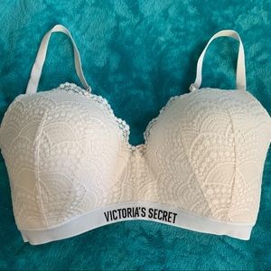 Lace padded bra